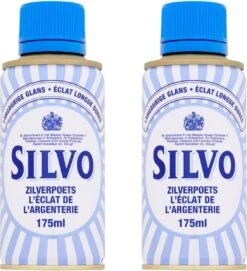 Silvo Zilverpoets - Poetsmiddel -Zilverglans - 2x 175 ML - Voordeelverpakking -Schoonmaakproducten 1092x1200