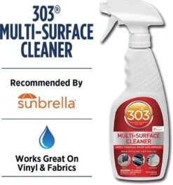 303® Multi-Surface Cleaner - 946 Ml | Veilig Voor Alle Soorten Bekleding En Vinyl. Vlekken Verdwijnen Binnen Enkele Minuten En Verkleurde Oppervlakken Komen Weer Tot Leven. -Schoonmaakproducten 1121x1200 1