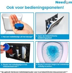 Needum ® Toiletblokjes Voor Inbouwreservoirs – WC-blokjes – Toiletblokken In Een Voordeelverpakking – 30 Stuks -Schoonmaakproducten 1190x1200 8
