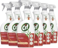 Cif CleanBoost Power & Shine Keuken Spray - 6 X 750 Ml - Voordeelverpakking 13 Cif CleanBoost Power & Shine Keuken Spray - 6 X 750 Ml - Voordeelverpakking -Schoonmaakproducten 1200x1008