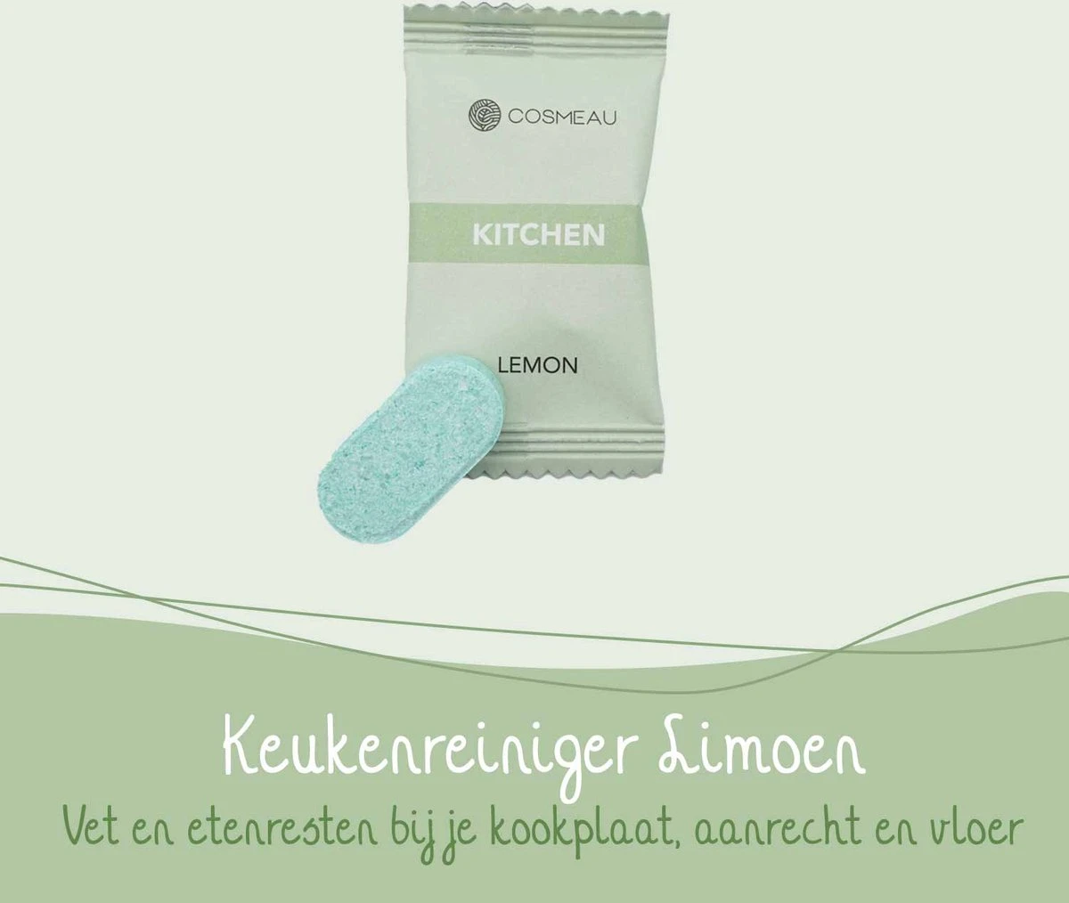 Cosmeau Schoonmaakmiddel Tabletten Cleaning Tabs Schoonmaak Tabs - Keukenreiniger - Badkamerreiniger Sanitair- Glasreiniger 2 Cosmeau Schoonmaakmiddel Tabletten Cleaning Tabs Schoonmaak Tabs - Keukenreiniger - Badkamerreiniger Sanitair- Glasreiniger - Afbeelding 2