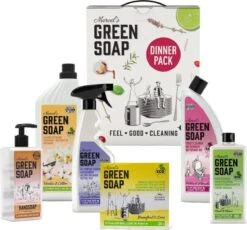 Marcel's Green Soap Dinner Pack - 1 X 1 Box -Schoonmaakproducten 1200x1116