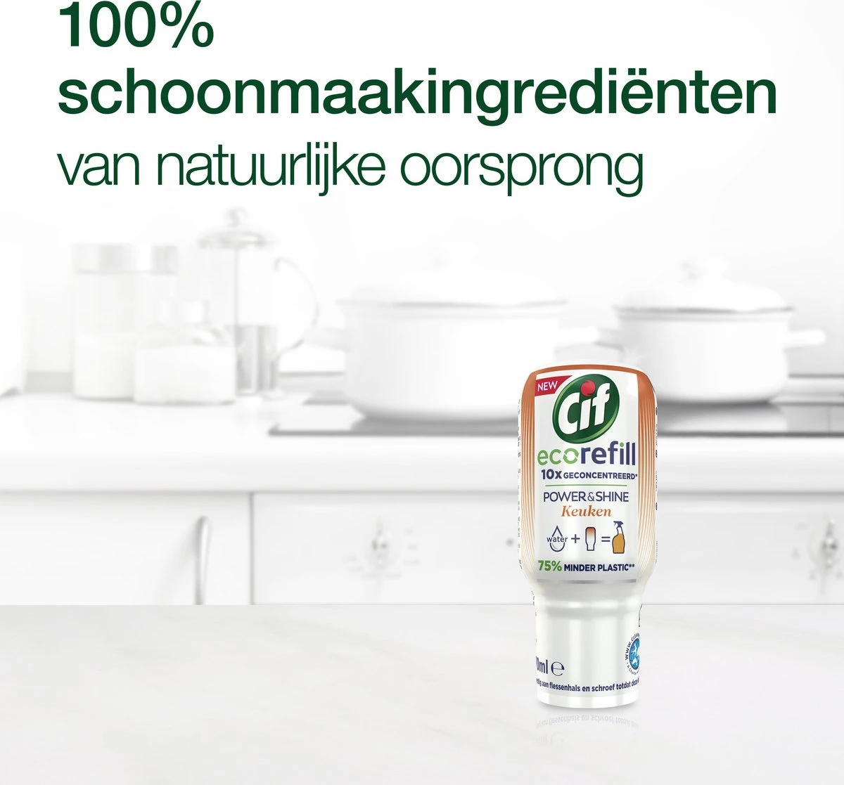 Cif CleanBoost Power & Shine Keuken Spray - 6 X 750 Ml - Voordeelverpakking 7 Cif CleanBoost Power & Shine Keuken Spray - 6 X 750 Ml - Voordeelverpakking - Afbeelding 7