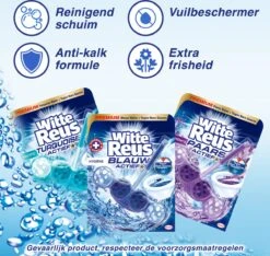 Witte Reus Blauw Actief Toiletblok - Hygiene - WC Blokjes Voordeelverpakking - 10 Stuks 18 Witte Reus Blauw Actief Toiletblok - Hygiene - WC Blokjes Voordeelverpakking - 10 Stuks -Schoonmaakproducten 1200x1136 1