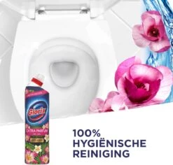 Glorix WC Powergel Toiletreiniger Pink Flower - 6 X 750 Ml - Voordeelverpakking -Schoonmaakproducten 1200x1147 6