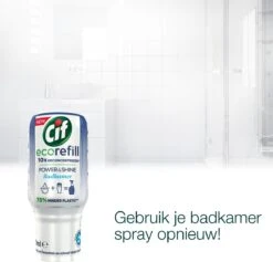 Cif Power & Shine Badkamer Ecorefill Capsule - 10 X 70 Ml - Voordeelverpakking -Schoonmaakproducten 1200x1151