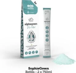 SophieGreen Eco-Refill Pakket; Allesreiniger Blue Rebel En Orange Patchouli, +Keukenreiniger + Badkamerreiniger (4x2 Navulling= 8 X750ml) -Schoonmaakproducten 1200x1160 1