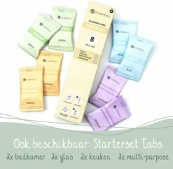 Cosmeau Schoonmaakmiddel Tabletten Cleaning Tabs Schoonmaak Tabs - Keukenreiniger - Badkamerreiniger Sanitair- Glasreiniger 19 Cosmeau Schoonmaakmiddel Tabletten Cleaning Tabs Schoonmaak Tabs - Keukenreiniger - Badkamerreiniger Sanitair- Glasreiniger -Schoonmaakproducten 1200x1174