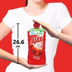 Ajax® Ajax Allesreiniger Fête Des Fleur Rode Bloem 8 X 1L - Voordeelverpakking -Schoonmaakproducten 1200x1200 171