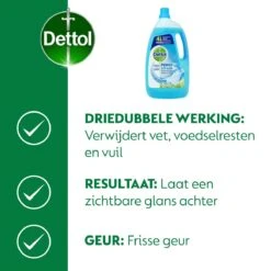 Dettol - Power & Fresh - Allesreiniger - Katoenfris - 3 X 4 Liter -Schoonmaakproducten 1200x1200 175