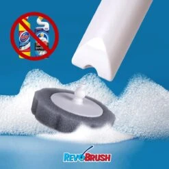 RevoBrush 28x Crystal Clean Foaming Pads Navulling - WC Borstel Met Houder Vrijstaand -Schoonmaakproducten 1200x1200 286