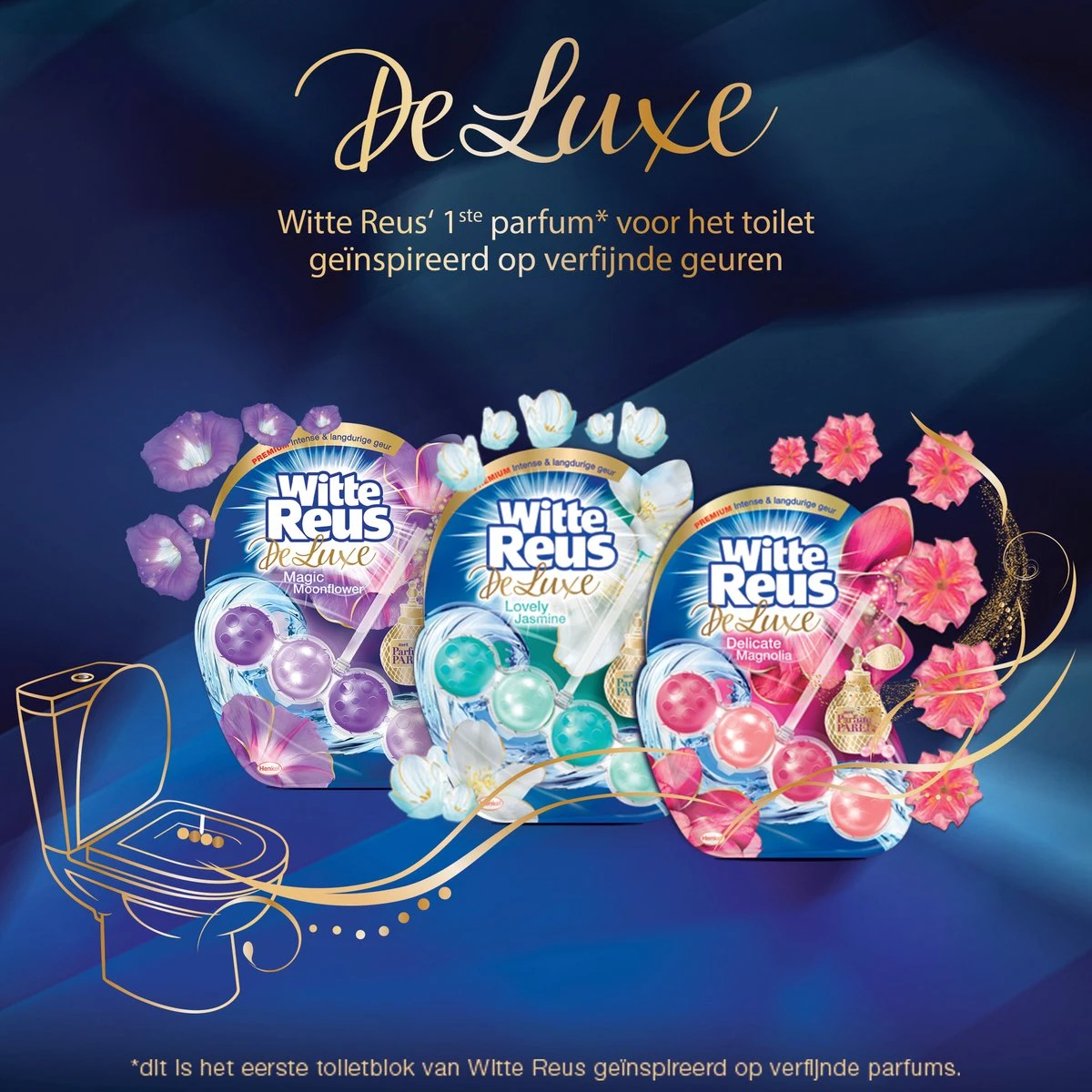 Witte Reus DeLuxe Toiletblok - Delicate Magnolia - WC Blokjes Voordeelverpakking - 10 Stuks 7 Witte Reus DeLuxe Toiletblok - Delicate Magnolia - WC Blokjes Voordeelverpakking - 10 Stuks - Afbeelding 7