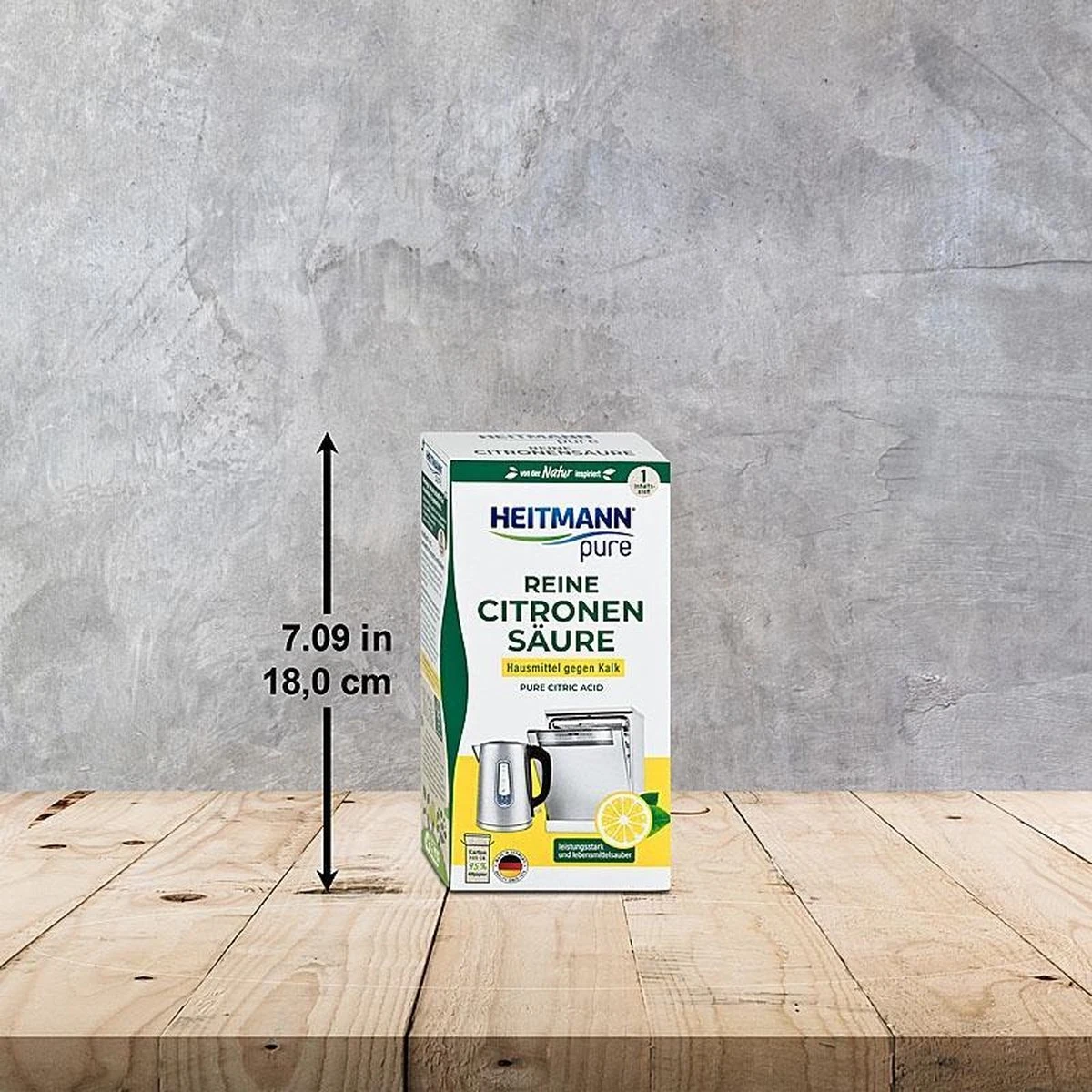 HEITMANN Pure Ontkalker- Citroenzuur Ontkalker, Natuurvriendelijke Kalkreiniger Voor Een Hygiënische Reiniging - Poeder, 1x 350 G 4 HEITMANN Pure Ontkalker- Citroenzuur Ontkalker, Natuurvriendelijke Kalkreiniger Voor Een Hygiënische Reiniging - Poeder, 1x 350 G - Afbeelding 4
