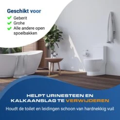 Witte Toiletblokjes Voor Inbouwreservoir Voor O.a Geberit En Grohe - 25 Stuks - Met Lavendel - Vlekvrij - Stortbakblokjes -Schoonmaakproducten 1200x1200 359