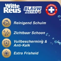 Witte Reus Blauw Actief Toiletblok - Hygiene - WC Blokjes Voordeelverpakking - 10 Stuks 17 Witte Reus Blauw Actief Toiletblok - Hygiene - WC Blokjes Voordeelverpakking - 10 Stuks -Schoonmaakproducten 1200x1200 368
