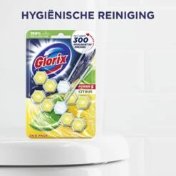 Glorix Power 5 Toiletblokken - Citroen - 7 X 2 Stuks - Voordeelverpakking -Schoonmaakproducten 1200x1200 394