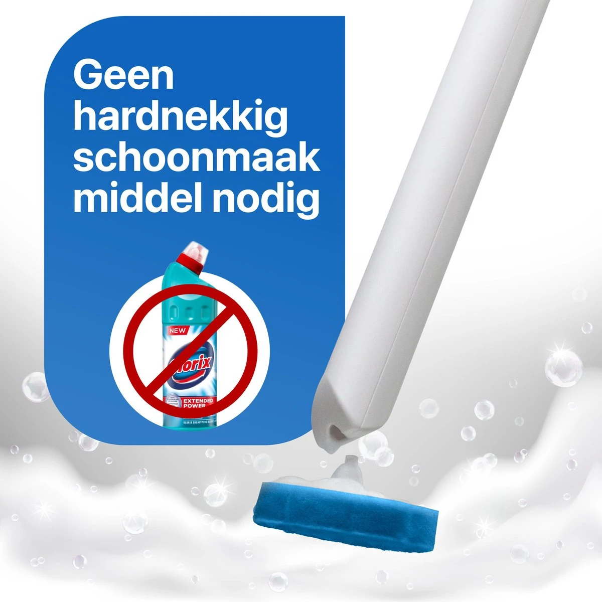 RevoBrush 28x Ocean Breeze Foaming Pads Navulling - WC Borstel Met Houder Vrijstaand 4 RevoBrush 28x Ocean Breeze Foaming Pads Navulling - WC Borstel Met Houder Vrijstaand - Afbeelding 4