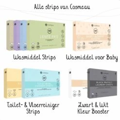 Cosmeau Toiletreiniger Sheets 60 Beurten Wasvellen Detergent Sheets Eco Toilet Strips - Cosmo Cosmea Kosmo -Schoonmaakproducten 1200x1200 8