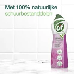 Cif CleanBoost Cream Pink Schuurmiddel - 8 X 750 Ml - Voordeelverpakking -Schoonmaakproducten 1200x1200 80