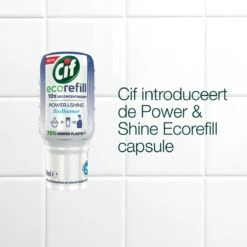 Cif Power & Shine Badkamer Ecorefill Capsule - 10 X 70 Ml - Voordeelverpakking -Schoonmaakproducten 1200x1200 93