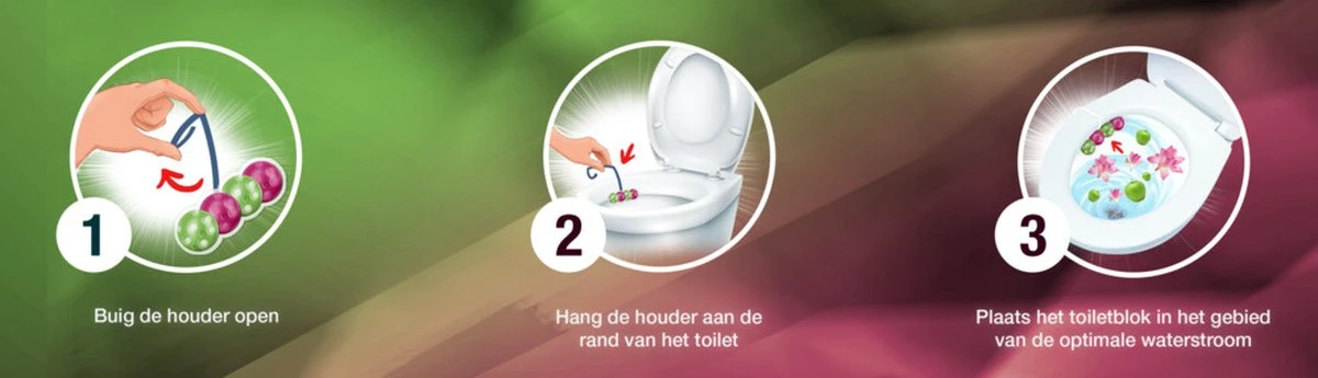 Witte Reus Toiletblok Geur Switch - Appel Waterlelie - WC Blokjes Voordeelverpakking - 10 Stuks 5 Witte Reus Toiletblok Geur Switch - Appel Waterlelie - WC Blokjes Voordeelverpakking - 10 Stuks - Afbeelding 5