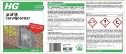 HG Graffitiverwijderaar - 600ml - Krachtig En Veilig - Biologisch Afbreekbaar 7 HG Graffitiverwijderaar - 600ml - Krachtig En Veilig - Biologisch Afbreekbaar -Schoonmaakproducten 1200x513