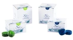 StarBlueDisc 12 Stuks Toiletblokjes Halfjaar Verpakking Blauw -Schoonmaakproducten 1200x655