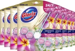 Glorix Aroma Lux Pink Jasmine & Elderflower Toiletblokken - 9 Stuks - Voordeelverpakking 13 Glorix Aroma Lux Pink Jasmine & Elderflower Toiletblokken - 9 Stuks - Voordeelverpakking -Schoonmaakproducten 1200x827