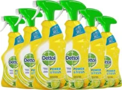 Dettol - Power & Fresh - Allesreinger Spray - Citrus - 6 X 500 Ml -Schoonmaakproducten 1200x885