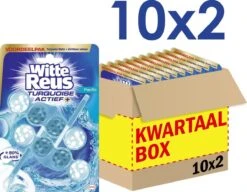 Witte Reus Turquoise Actief Toiletblok WC Blokjes Voordeelverpakking - 20 Stuks -Schoonmaakproducten 1200x931