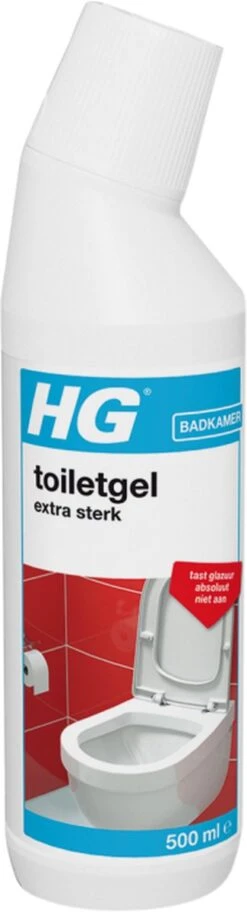 HG Toiletgel Extra Sterk - 500ml - Verwijdert De Hardnekkigste Aanslag - Tast Niet Glazuur, Roestvrijstaal En Chroom Niet Aan - Biologisch Afbreekbaar -Schoonmaakproducten 325x1200 2