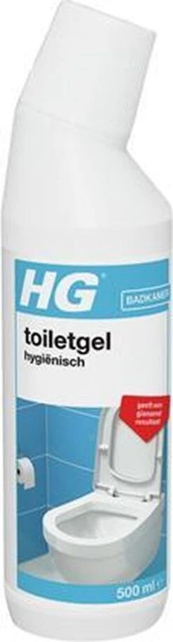 HG Toiletgel Hygiënisch - 500 Ml - Glanzend Resultaat - Krachtige Reiniger En Ontkalker -Schoonmaakproducten 325x1200