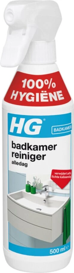 HG Badkamerreiniger Alledag - 500ml - Verwijdert Zeepresten, Huidvetten En Lichte Kalkaanslag -Schoonmaakproducten 329x1200 1