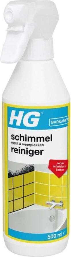 HG Schimmelreiniger - 500ml - De NR 1 Schimmelverwijderaar - Vernietigt De Hardnekkigste Schimmel - Geschikt Voor De Badkamer, Tegel-, Siliconenvoegen, Stucwerk 5 HG Schimmelreiniger - 500ml - De NR 1 Schimmelverwijderaar - Vernietigt De Hardnekkigste Schimmel - Geschikt Voor De Badkamer, Tegel-, Siliconenvoegen, Stucwerk -Schoonmaakproducten 331x1200