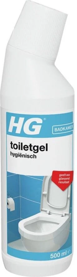 HG Toiletgel Hygiënisch - 500 Ml - Glanzend Resultaat - Krachtige Reiniger En Ontkalker -Schoonmaakproducten 334x1200 2