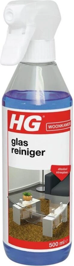 HG Glasreiniger - 500ml - 100% Streeploze Glans - Snel Droog -Schoonmaakproducten 334x1200 6