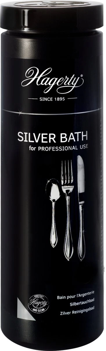 Hagerty Silver Bath - Professional 580ml - Reinigingsbad Voor Zilver Bestek 1 Hagerty Silver Bath - Professional 580ml - Reinigingsbad Voor Zilver Bestek