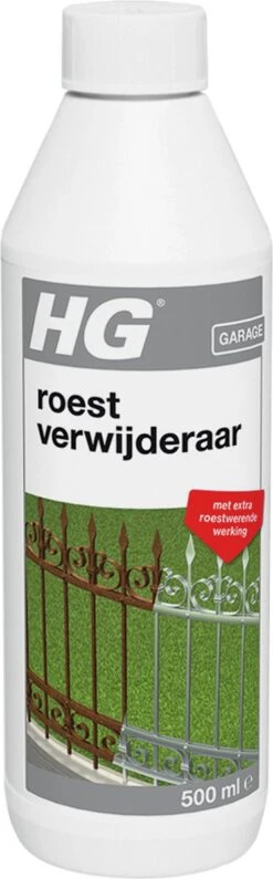 HG Roestverwijderaar - 500 Ml - Verwijdert Roest Zonder Schuren - Roestwerende Werking -Schoonmaakproducten 373x1200 1