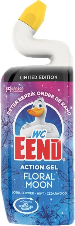 WC Eend Toiletreiniger Action Gel Floral Moon - 6x 750 Ml - Voordeelverpakking -Schoonmaakproducten 399x1200 1