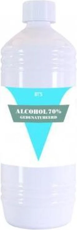 BTS 70% Gedenatureerde Alcohol 1000ML -Schoonmaakproducten 401x1200 1