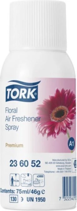 Tork Navulling Voor Luchtverfrisser Bloemen Systeem A1 Flacon Van 75 Ml -Schoonmaakproducten 442x1200