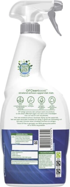 Cif CleanBoost Power & Shine Badkamer Spray - 6 X 750 Ml - Voordeelverpakking -Schoonmaakproducten 454x1200 1