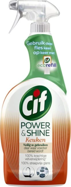 Cif CleanBoost Power & Shine Keuken Spray - 6 X 750 Ml - Voordeelverpakking 18 Cif CleanBoost Power & Shine Keuken Spray - 6 X 750 Ml - Voordeelverpakking -Schoonmaakproducten 458x1200 1