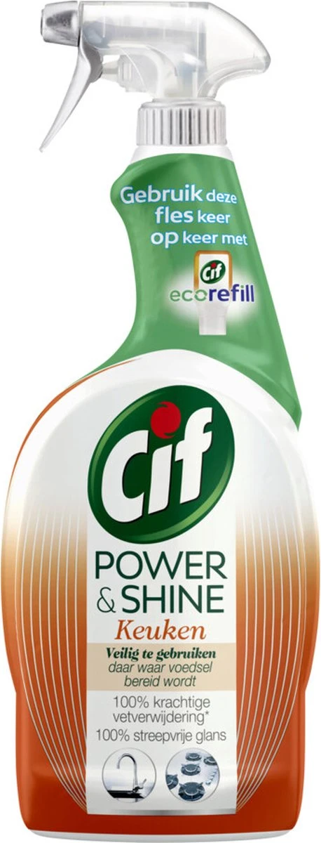 Cif CleanBoost Power & Shine Keuken Spray - 6 X 750 Ml - Voordeelverpakking 9 Cif CleanBoost Power & Shine Keuken Spray - 6 X 750 Ml - Voordeelverpakking - Afbeelding 9