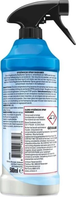 Glorix Hygiënische Badkamer Foamspray - 6 X 500 Ml - Voordeelverpakking 9 Glorix Hygiënische Badkamer Foamspray - 6 X 500 Ml - Voordeelverpakking -Schoonmaakproducten 463x1200