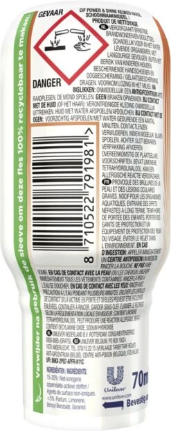 Cif CleanBoost Power & Shine Keuken Ecorefill Capsules - 10 X 70 Ml - Voordeelverpakking -Schoonmaakproducten 478x1200