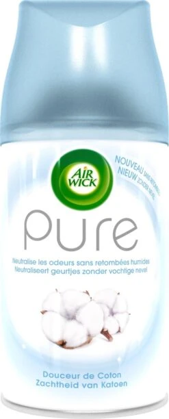 Air Wick Freshmatic Automatische Spray Luchtverfrisser - Pure Zachtheid Van Katoen Navulling - 3 Stuks - Voordeelverpakking -Schoonmaakproducten 484x1200 3