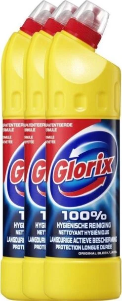 Glorix Original - 3 X 750 Ml - Bleek -Schoonmaakproducten 487x1200