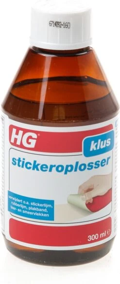 HG Stickerverwijderaar - 300ml - Eenvoudig In Gebruik - 100% Lijmrestenverwijdering -Schoonmaakproducten 508x1200 1