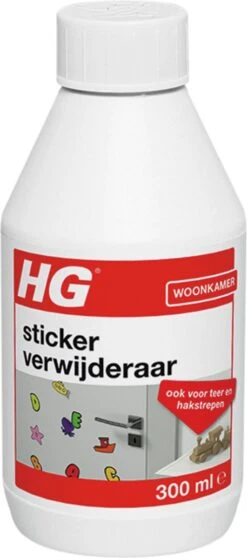 HG Stickerverwijderaar - 300ml - Eenvoudig In Gebruik - 100% Lijmrestenverwijdering -Schoonmaakproducten 531x1200 1